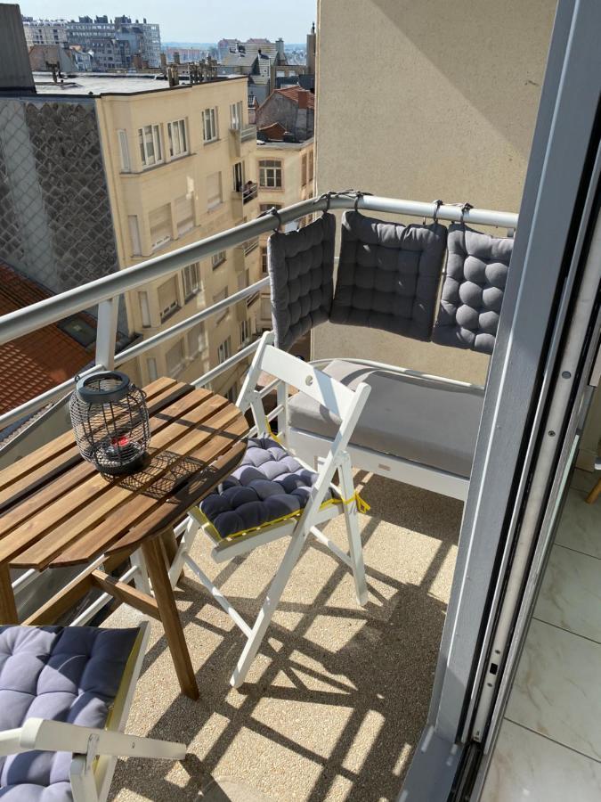 Studio Lumineux Cosy Blankenberge Apartment Bagian luar foto