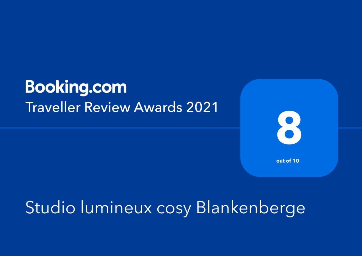 Studio Lumineux Cosy Blankenberge Apartment Bagian luar foto